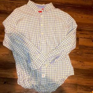XXL IZOD men’s green/blue button down